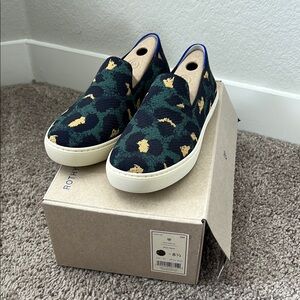 NIB Rothy's Knit Slip On Sneakers in color Big Spot